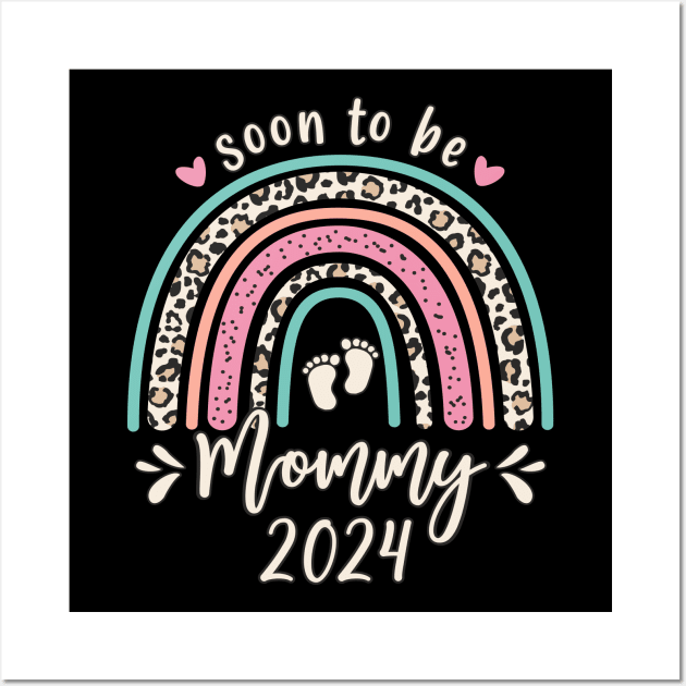 Mommy 2024 Soon To Be Mommy 2024 Wall Art by FloraLi